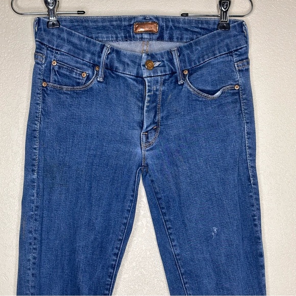 MOTHER The Looker “Joyride” Jeans in Medium Wash 27 - Picture 3 of 8